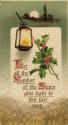 The top of the front of this card shows a small image of a field with the sun or moon on the ho…