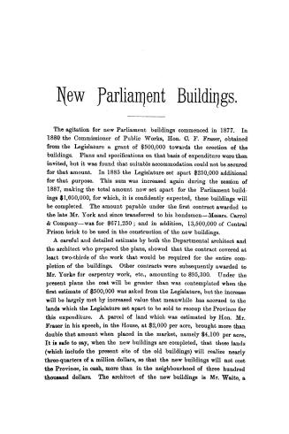 New Parliament buildings