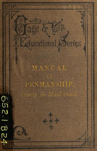 Teachers' manual of penmanship, intended to accompany Beatty's series of head-line copy books, comp