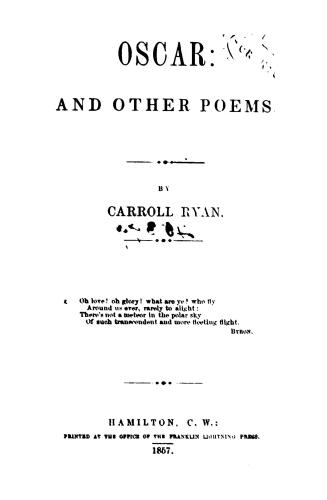 Oscar and other poems