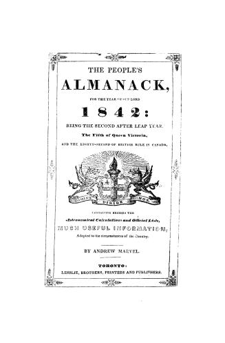 The People's almanack