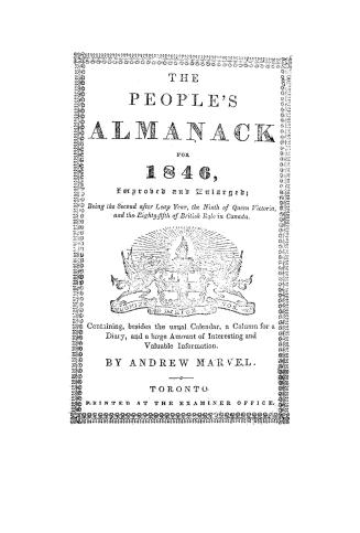 The People's almanack