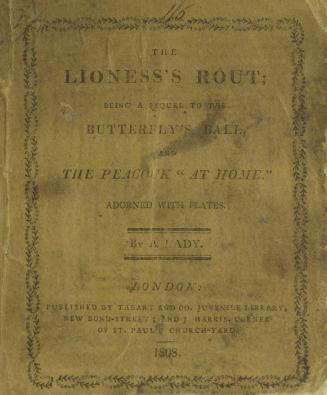 Softcover book: title, publishers, date. Author "By a Lady. 