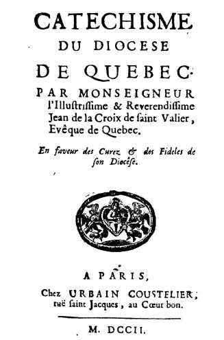 Catéchisme du diocèse de Québec