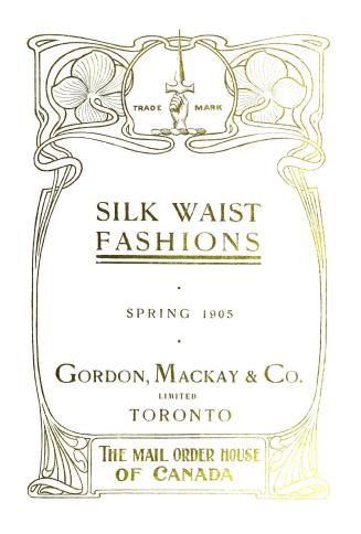 Silk waist fashions, spring 1905