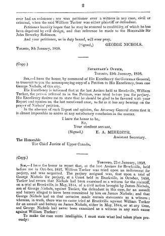 Return to an Address from the Legislative assembly to His Excellency the Governor General, dated the 19th ultimo, praying His Excellency to cause to b(...)