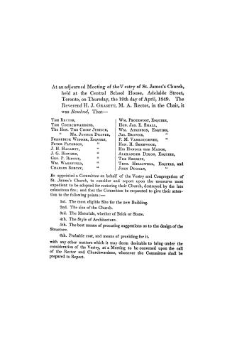 Report of the committee appointed by the vestry of St