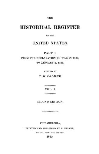 The historical register of the United States