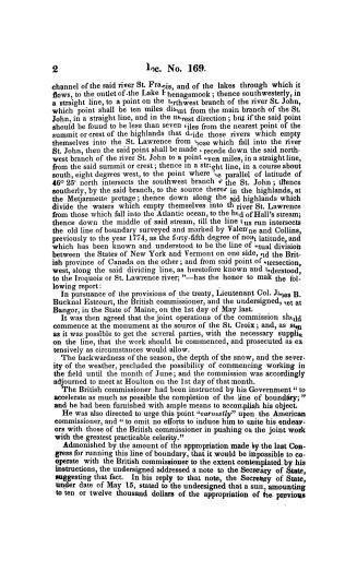 Northeastern boundary, letter from the Secretary of state, transmitting to the Committee of ways and means the letter of Albert Smith, esq., relative to the northeastern boundary, March 9, 1844