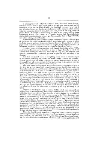 Report of the Law Clerk, under the order of the 8th November, 1854