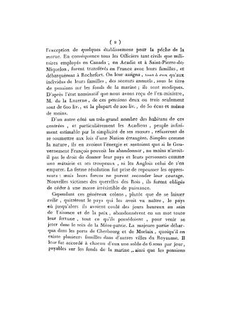 Rapport fait à l'Assemblée nationale au nom du Comité des pensions, sur les secours accordée aux Acadiens et Canadiens