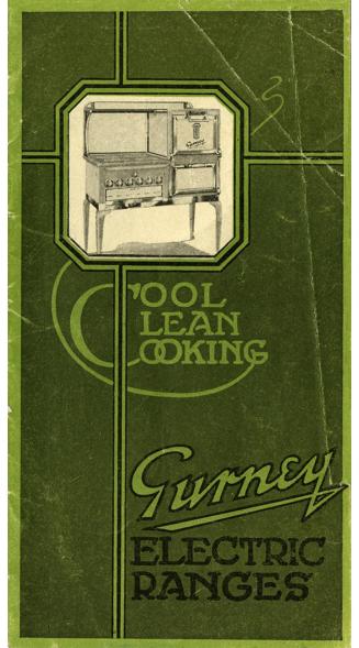Cool clean cooking : Gurney electric ranges