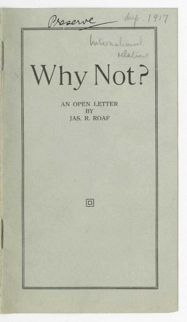 Why noté An open letter by Jas