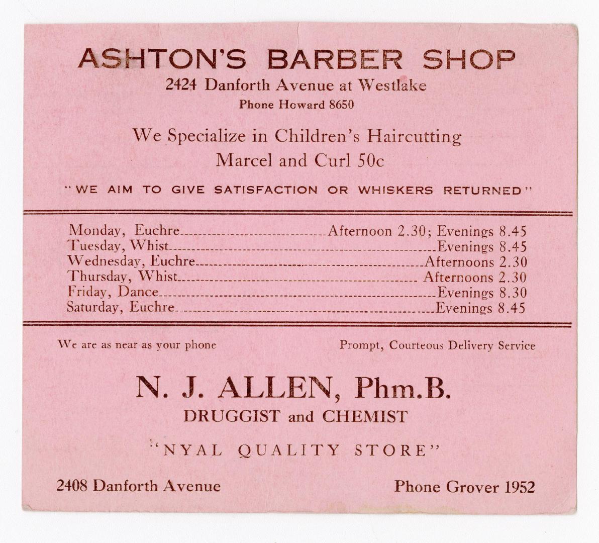 Barber Shop (digital paper)