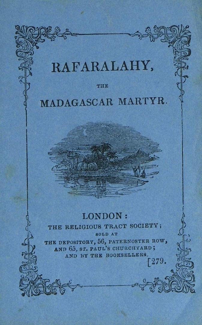 Rafaralahy, the Madagascar martyr