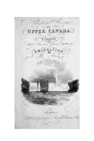 Statistical account of Upper Canada compiled with a view to a grand system of emigration