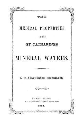 The medical properties of the St