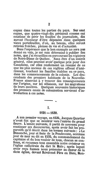 Notes sur les registres de Notre-Dame de Québec