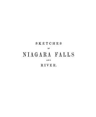 Sketches of Niagara Falls and river