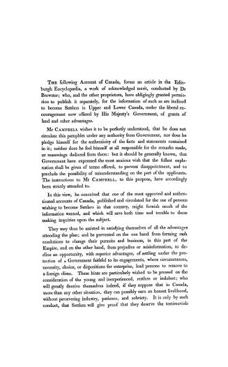 An account of Upper and Lower Canada, exhibiting its importance and growing prosperity as a British province, extracted by permission from the Edinbur(...)