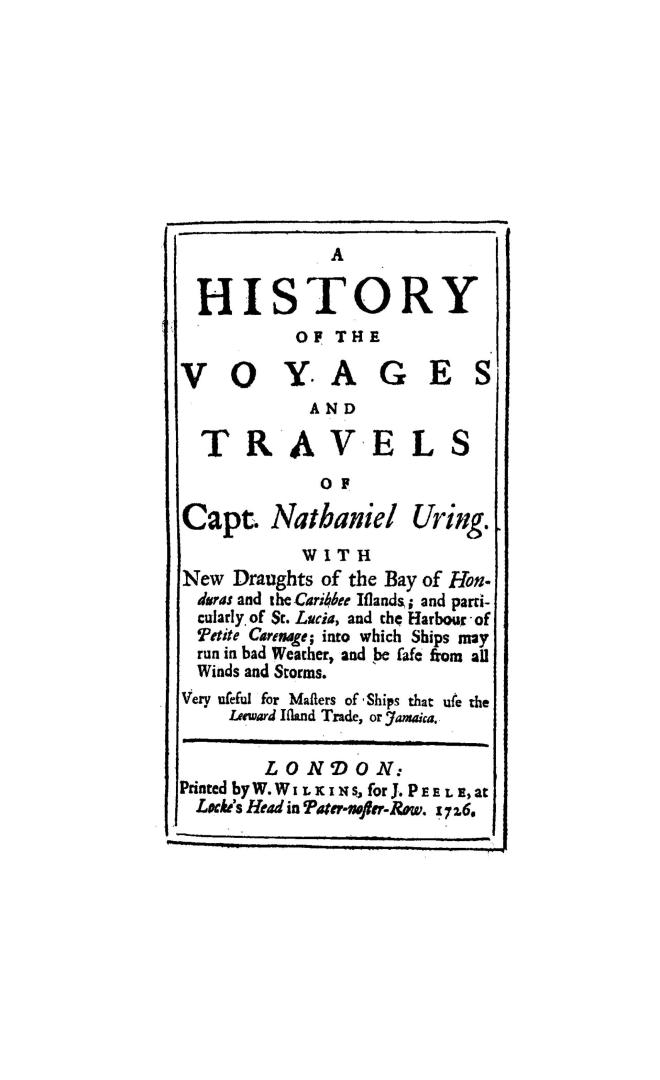 A history of the voyages and travels of Capt