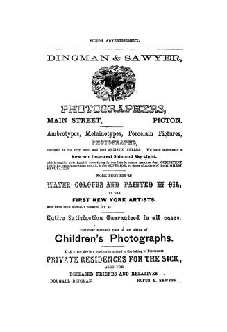 Directory of the town of Picton and County of Prince Edward, Canada West, 1866