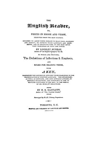 The English reader, or, Pieces in prose and verse, selected from the best writers