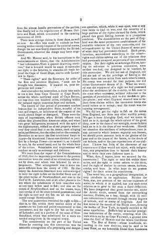 North American fisheries, speech of Hon