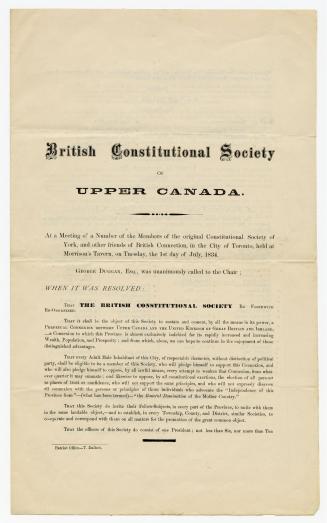 British Constitutional Society of Upper Canada