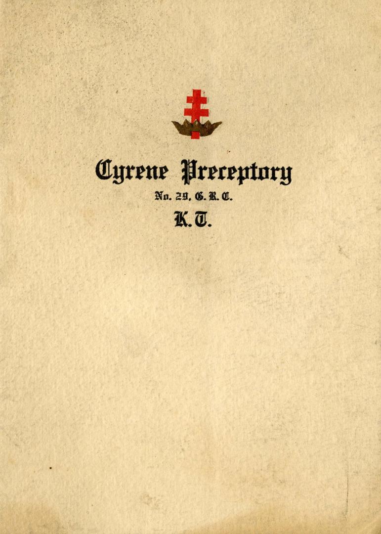 Cyrene Preceptory, No. 29