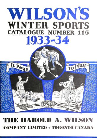 Wilson's winter sports catalogue, no. 115 : 1933-34