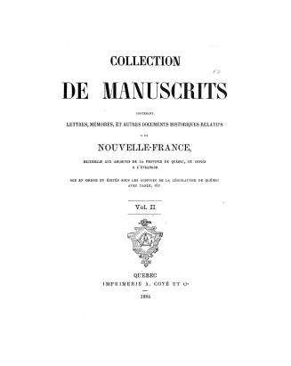Collection de manuscripts contenant lettres, mémoires