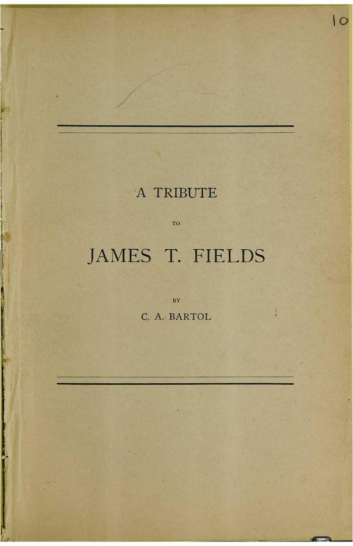 James T. Fields,