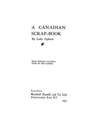 A Canadian scrap-book