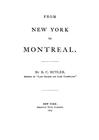 From New York to Montreal