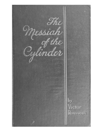 Book cover: Title and author.