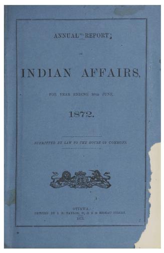 Report of the Indian Branch of the Department of the Secretary of State for the Provinces