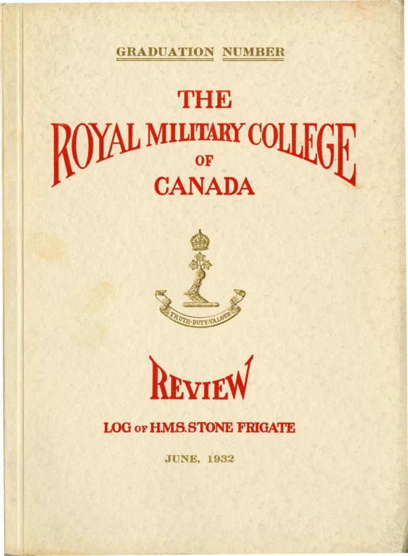Royal Military College of Canada Review, 1932-Jun