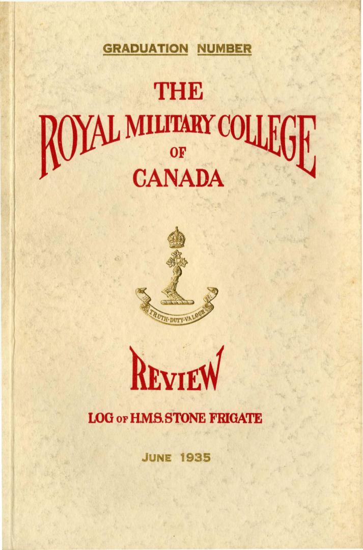 Royal Military College of Canada Review, 1935-Jun