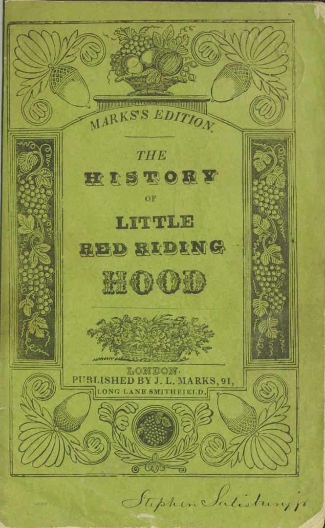 The history of Little Red Riding Hood