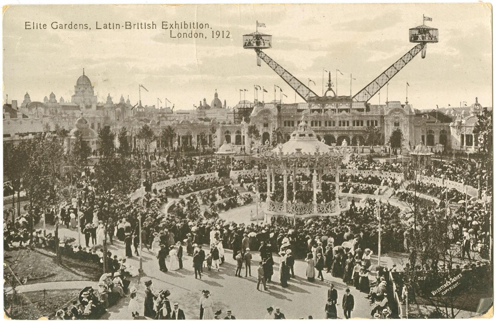 Elite Gardens, Latin-British Exhibition, London, 1912