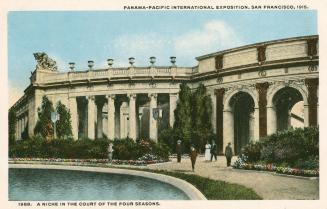 Niche in the court of the four seasons, Panama Pacific International Exposition San Francisco 1915
