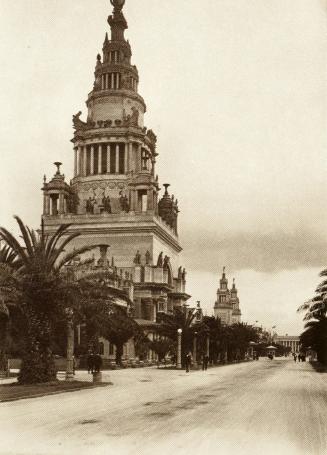 Avenue of the palms, Panama Pacific International Exposition San Francisco 1915