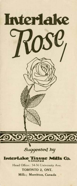 Interlake rose suggested by Interlake Tissue Mills Co