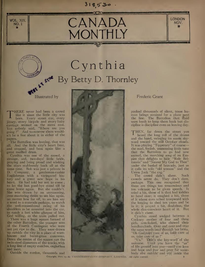 Canada monthly, November 1915-April 1916