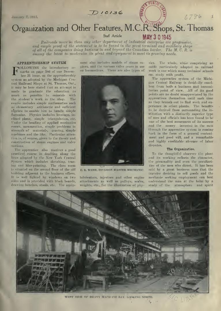 Canadian machinery and manufacturing news, January-June 1915