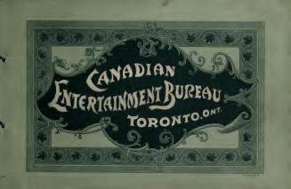 Canadian entertainment bureau, Toronto, Ont.
