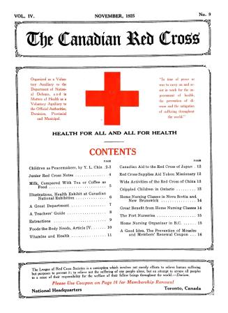 Canadian Red Cross (volume IV, number 9)