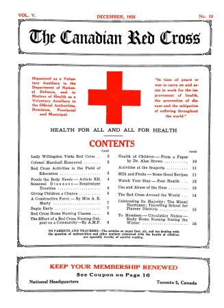 Canadian Red Cross (volume V, number 10)
