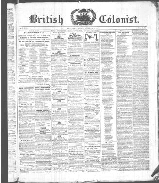 British Colonist October 09, (1846)